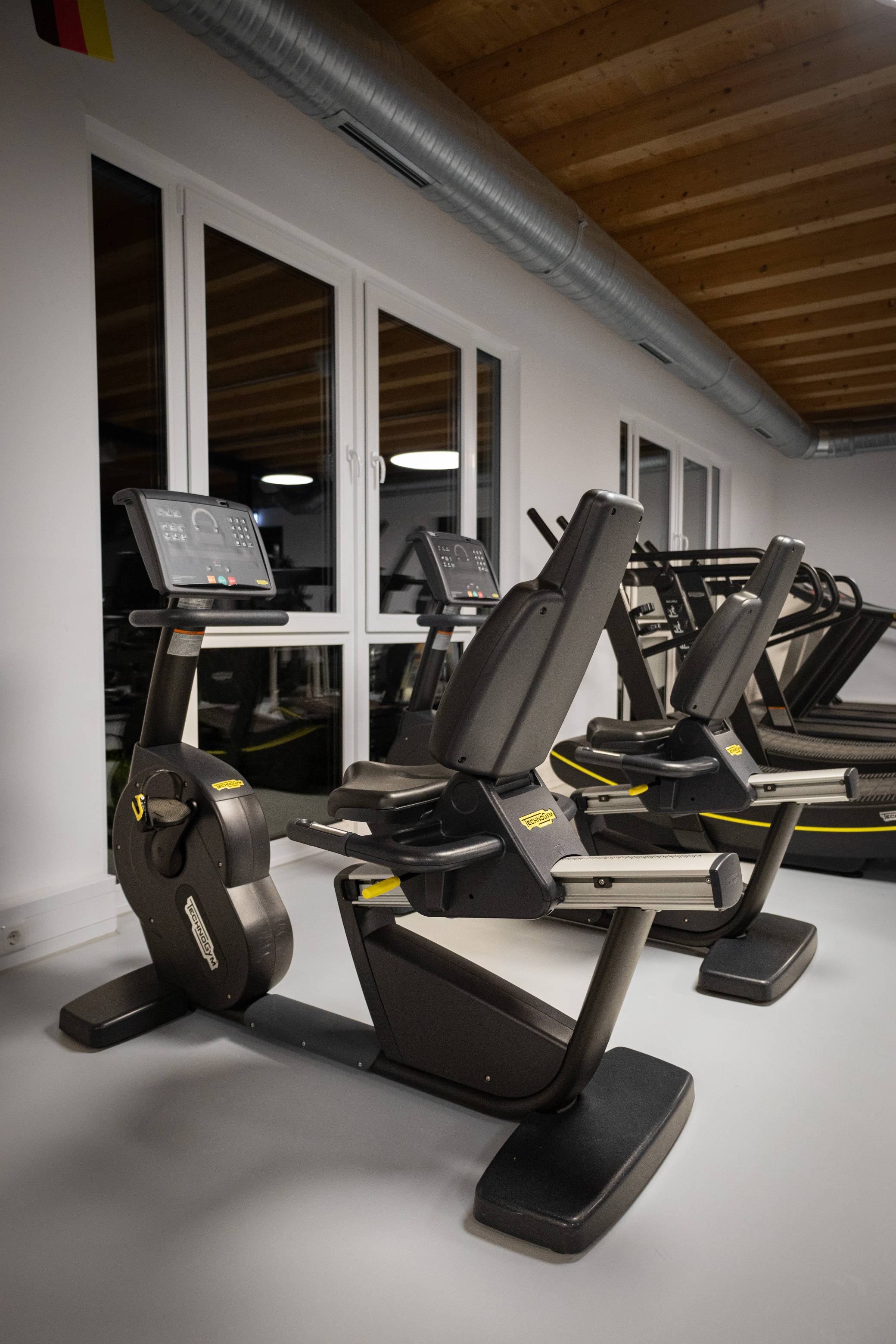 Sitzrad im Fitnessstudio