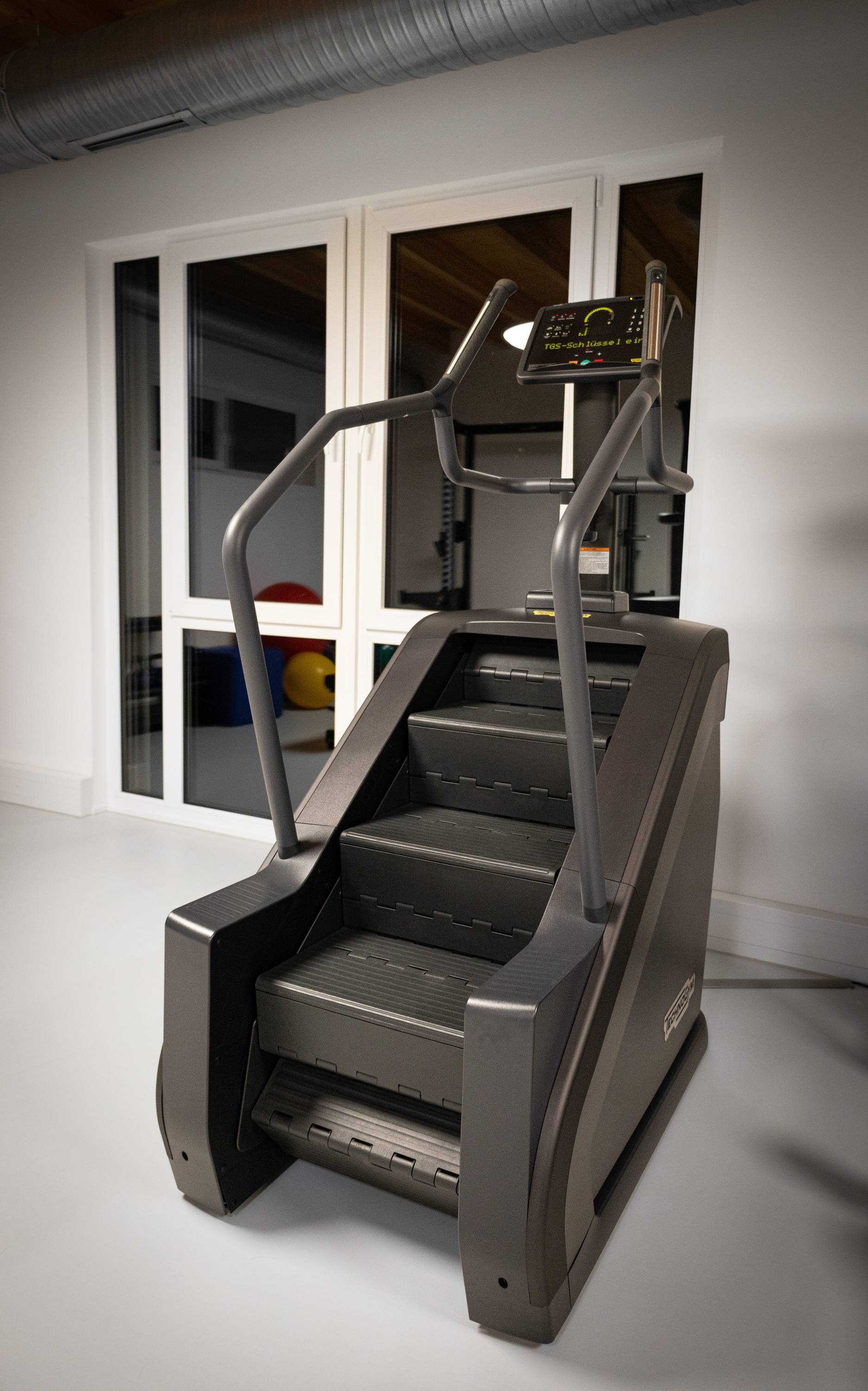 Treppe im Fitnessbereich